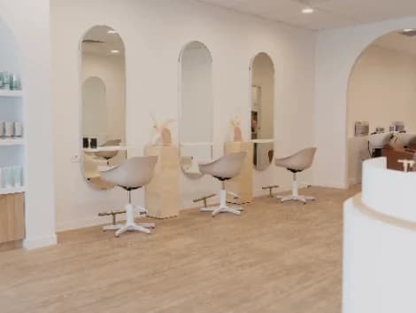 Salon chair detail