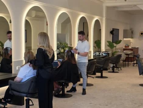 Stylist at work
